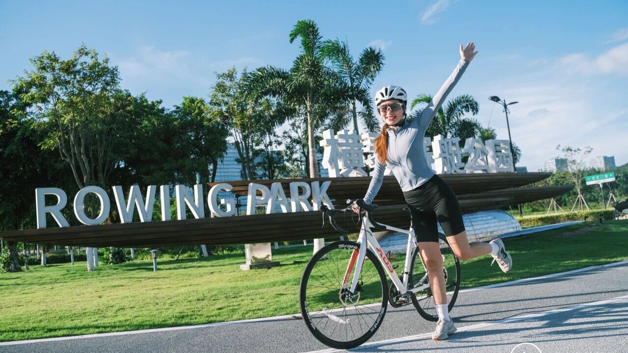 Discover Hengqin's most beautiful sunset cycling route ahead of 15th national games