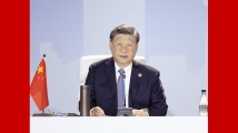 习近平出席金砖国家领导人第十五次会晤特别记者会 习近平出席金砖国家领导人第十五次会晤特别记者会