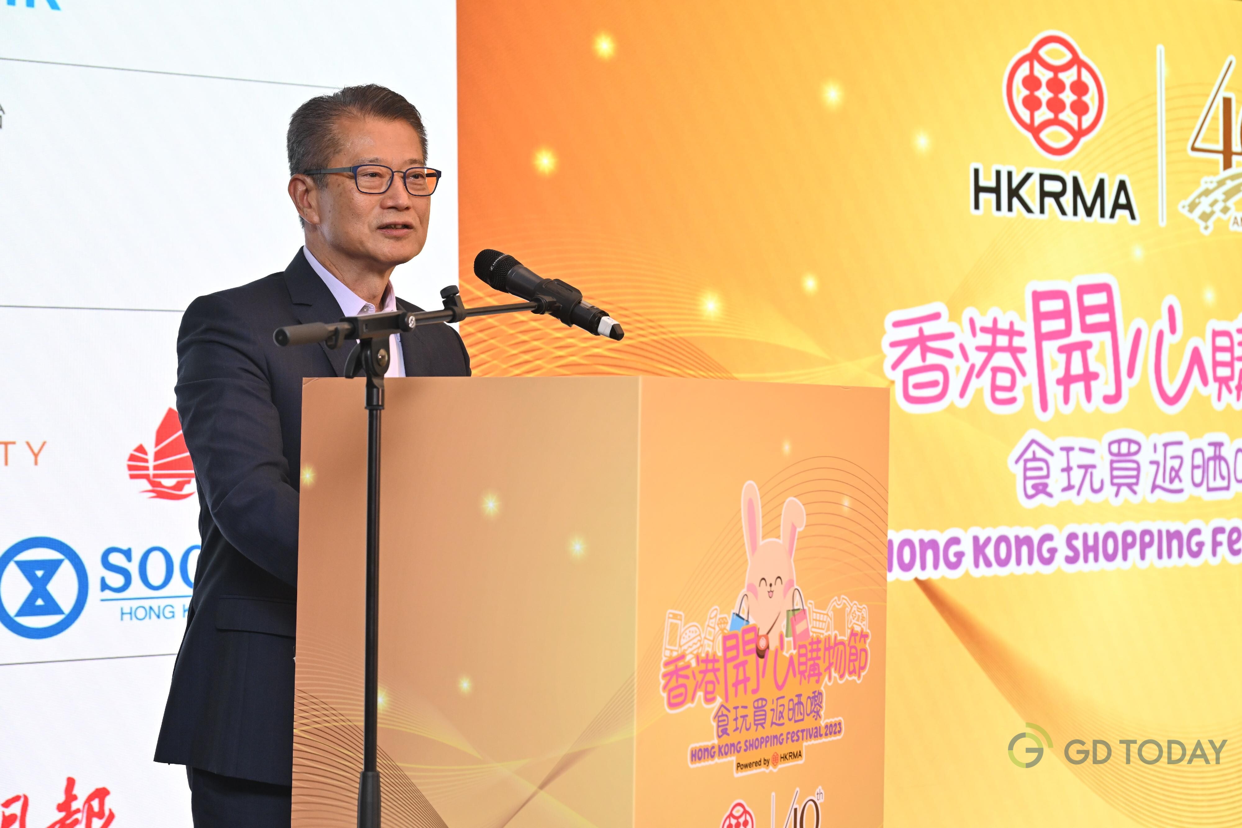 香港特区政府财政司司长 陈茂波