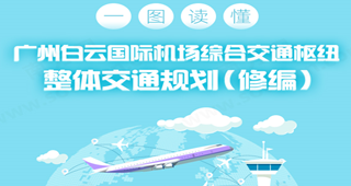 一图读懂：广州白云国际机场综合交通枢纽整体交通规划（修编）