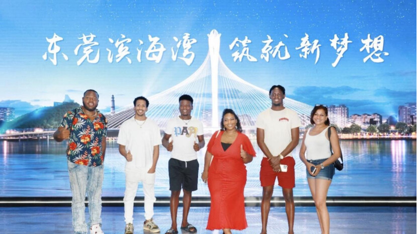 Caribbean influencers explore Dongguan Binhaiwan Bay Area