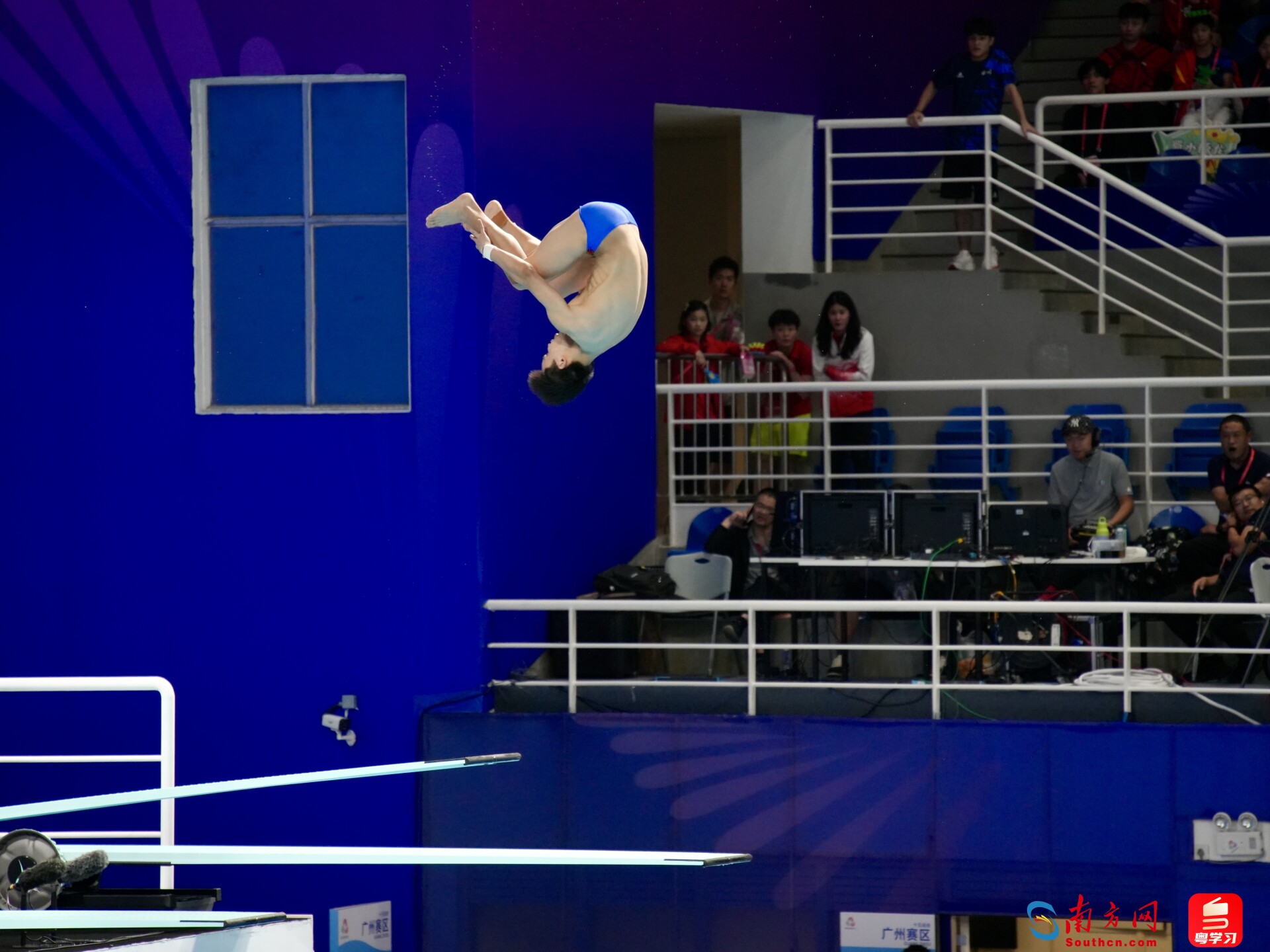 严思宇在比赛中