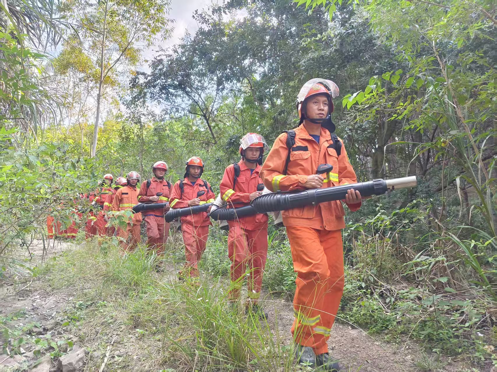 清远加强落实森林防火工作(通讯员供图)