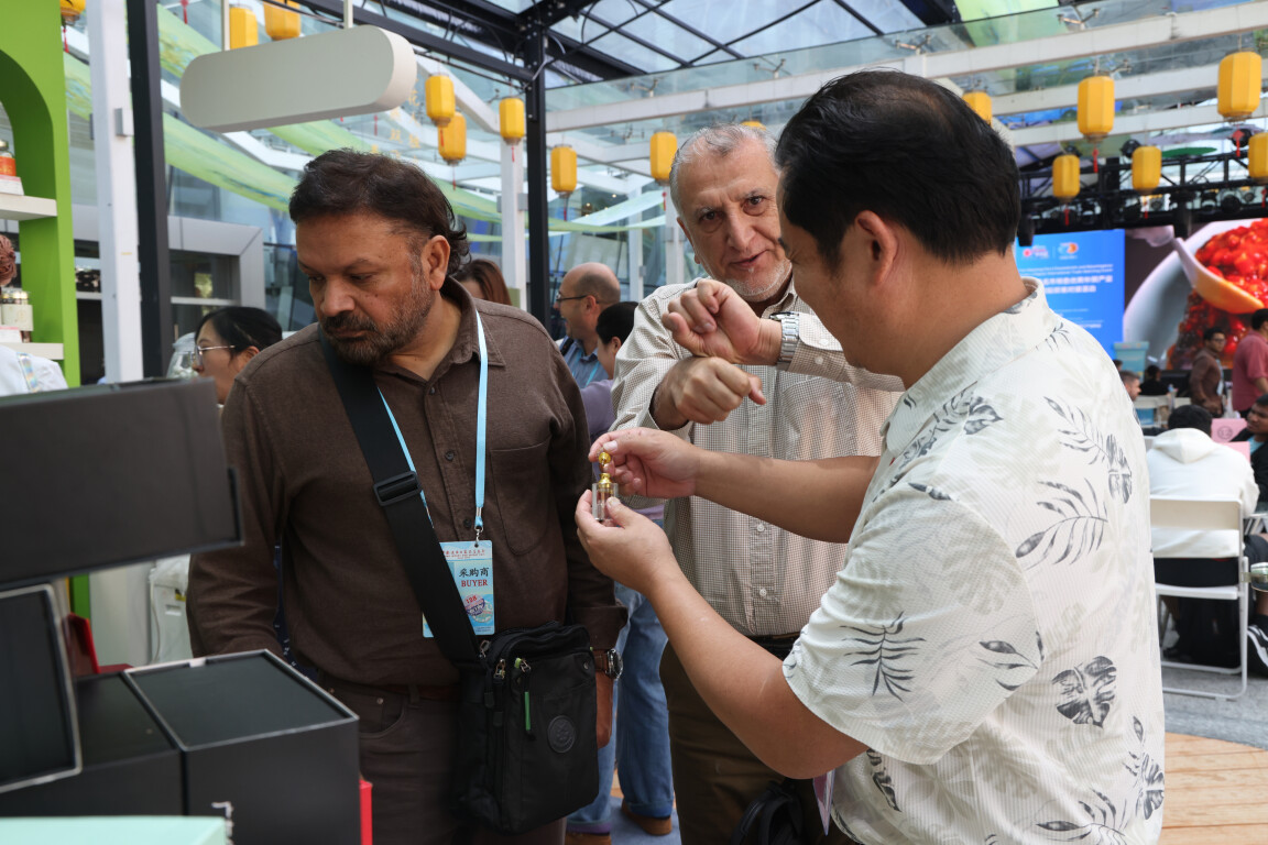 林产品展示活动现场（通讯员供图）