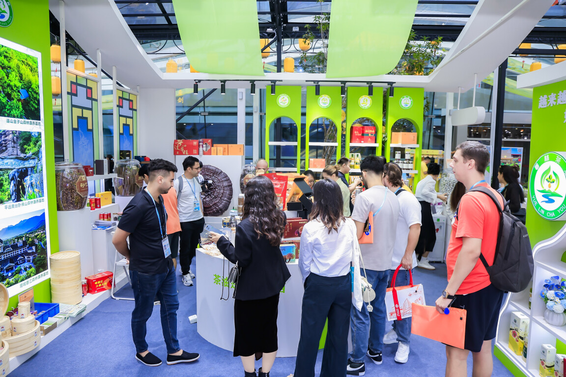 林产品展示活动现场（通讯员供图）