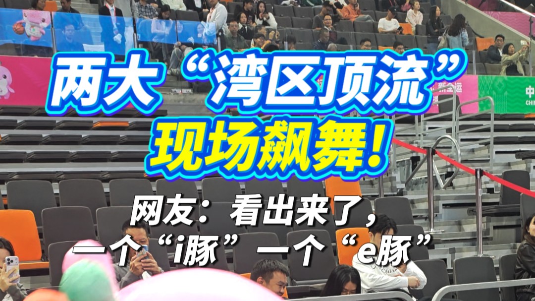 两大“湾区顶流”现场飙舞！网友：看出来了，一个“i豚”一个“e豚”