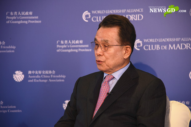 Han Seung-so, former Prime Minister of the Republic of Korea (Photo: Steven Yuen)