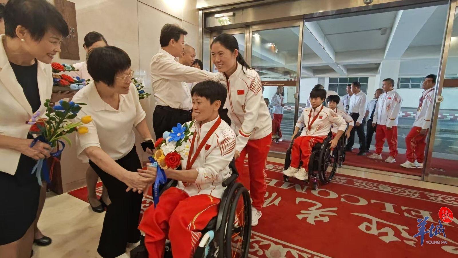 'Triumphant return!' Guangdong Paralympic athletes arrive back from Paris