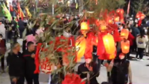 鼓乐喧天!梅州多地醒狮迎灯 鼓乐喧天!梅州多地醒狮迎灯