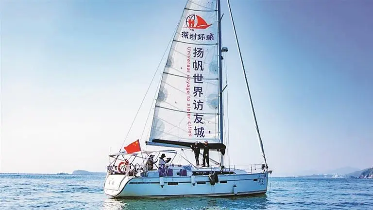 Un couple prévoit de naviguer à la voile pour visiter les villes sœurs de Shenzhen en trois ans