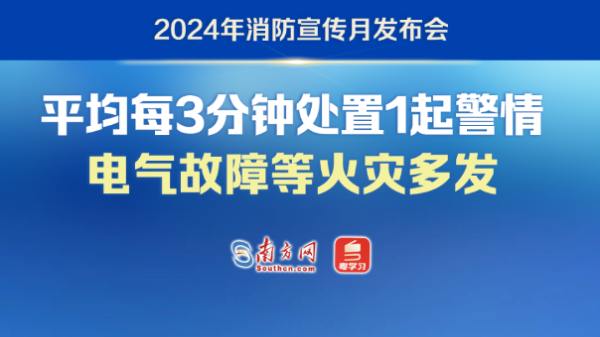 广东消防平均每3分钟处置1起警情 电器故障等火灾多发