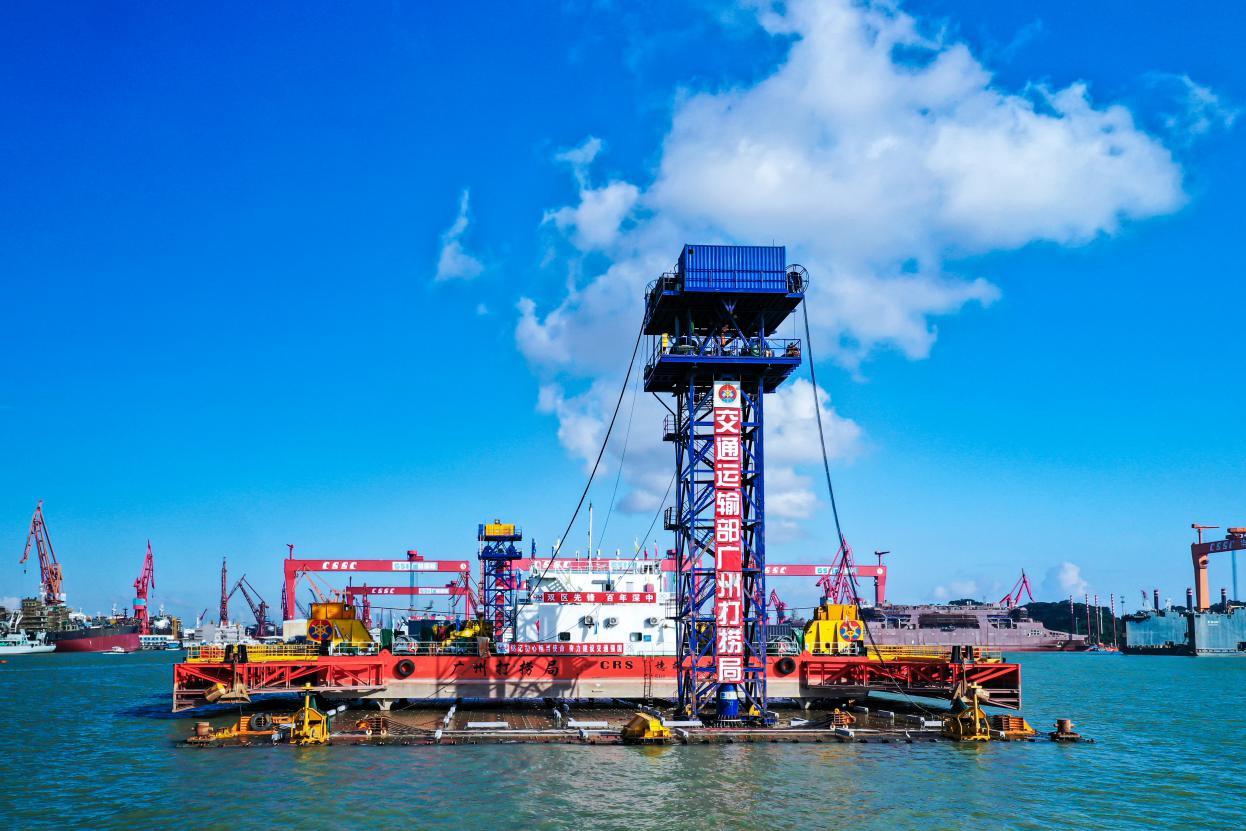 4372.8 meters! Immersed tube section of Shenzhen-Zhongshan Link nears completion