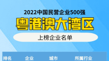 中国民营企业500强榜单公布 大湾区50家企业上榜 中国民营企业500强榜单公布 大湾区50家企业上榜