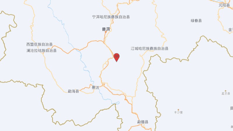 云南西双版纳州景洪市发生3.6级地震