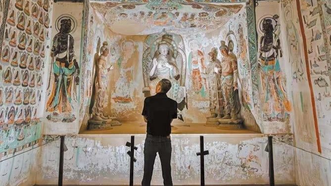 South China's largest-ever Dunhuang exhibition opens in Nanshan