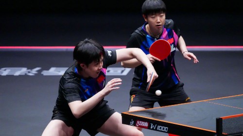 王楚钦孙颖莎混双首战告捷