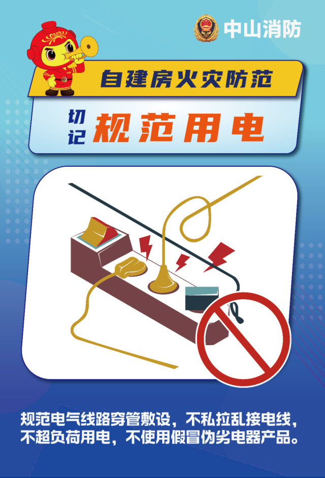 自建房火灾防范知识手册。中山消防供图。 通讯员 粤消宣 供图