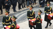 第十二批在韩志愿军烈士遗骸安葬仪式今天举行 第十二批在韩志愿军烈士遗骸安葬仪式今天举行