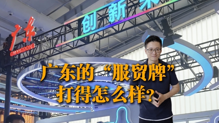 从广交会到服贸会：广东的“服贸牌”打得怎么样？｜聊点“政经”事