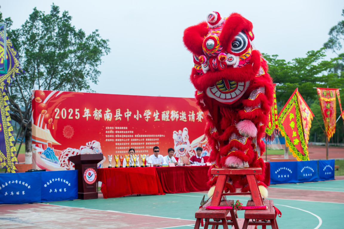 郁南县举办中小学生醒狮邀请赛 以文化传承赋能校园活力