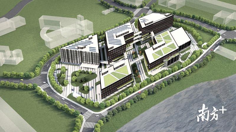 网易二期鸟瞰效果图