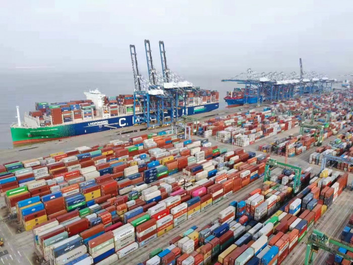 “Greater Bay Area Inter-port Cargo Service” first implemented on import shipment