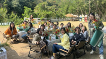 中国一冶深圳公司组织女职工踏春“迎三八” 中国一冶深圳公司组织女职工踏春“迎三八”