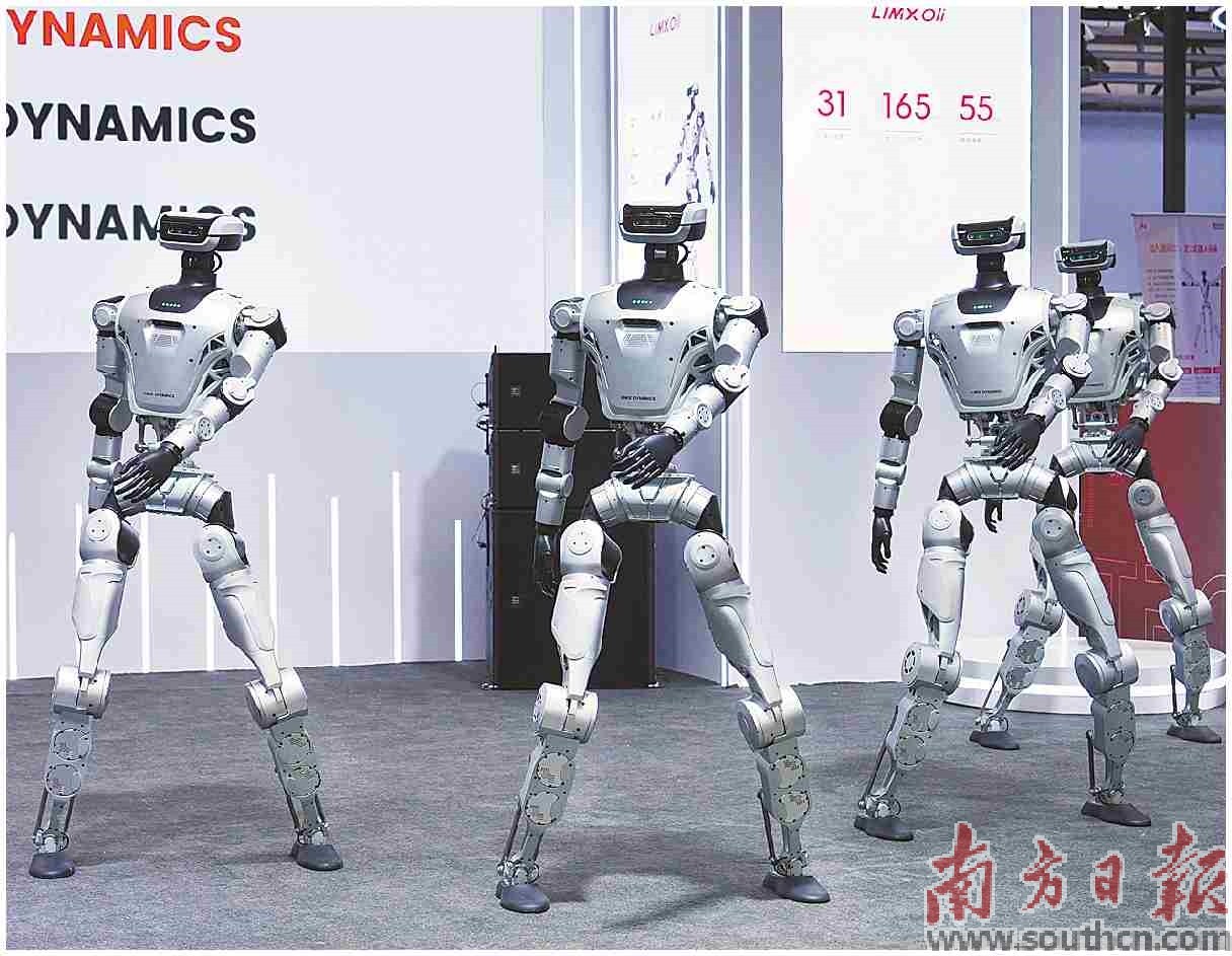 人形机器人表演太极拳。受访者供图