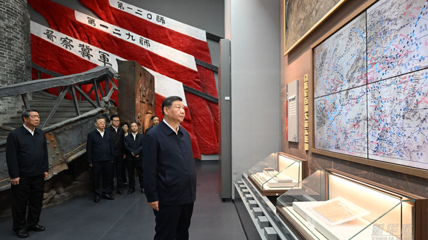 Xi inspects manufacturing company in Shanxi