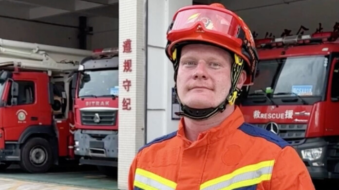 Australian influencer’s video challenge with Dongguan firefighters goes viral