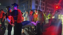广东退役军人来了!直击梅州防汛一线 广东退役军人来了!直击梅州防汛一线