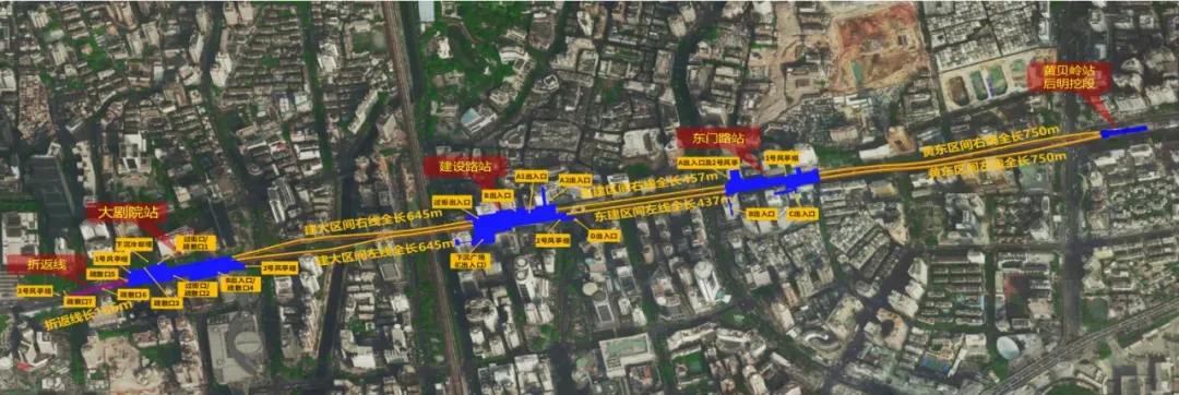 线路示意图，西延以实际开通为准。建设进展图源”深圳地铁“微信公众号