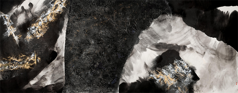 刘子建 Liu Zijian
楚天密语—1 Unbreakable Heavenly Secret - 1
纸本水墨 Ink on paper