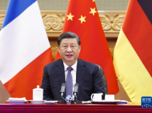 习近平同法国德国领导人举行视频峰会 习近平同法国德国领导人举行视频峰会