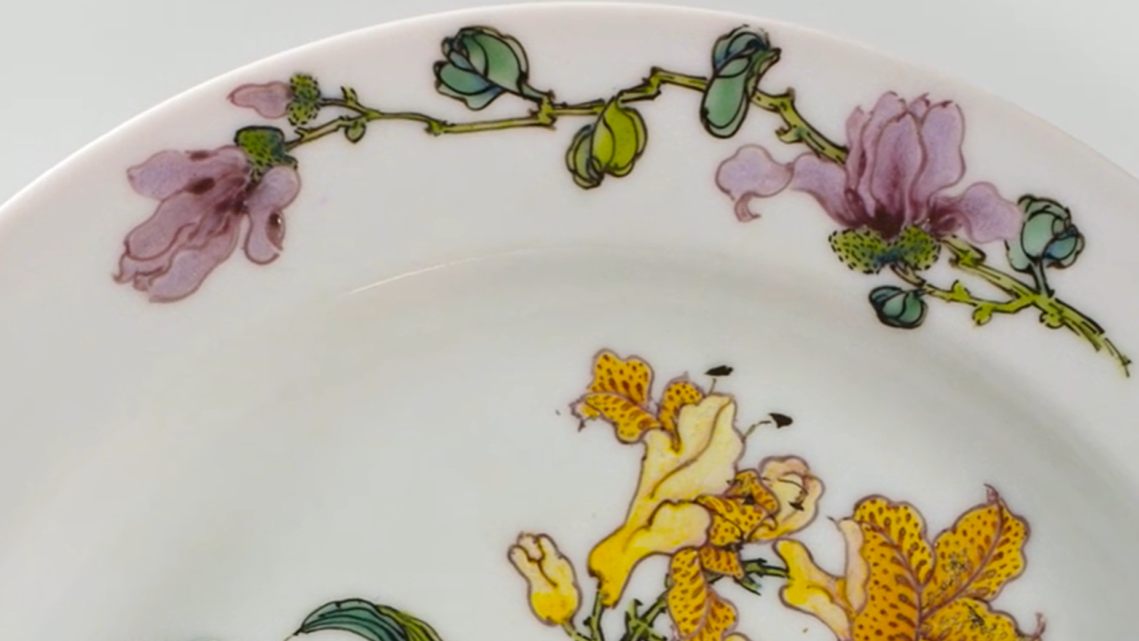 The Colorful World of Canton Porcelain and Dutch Tulips