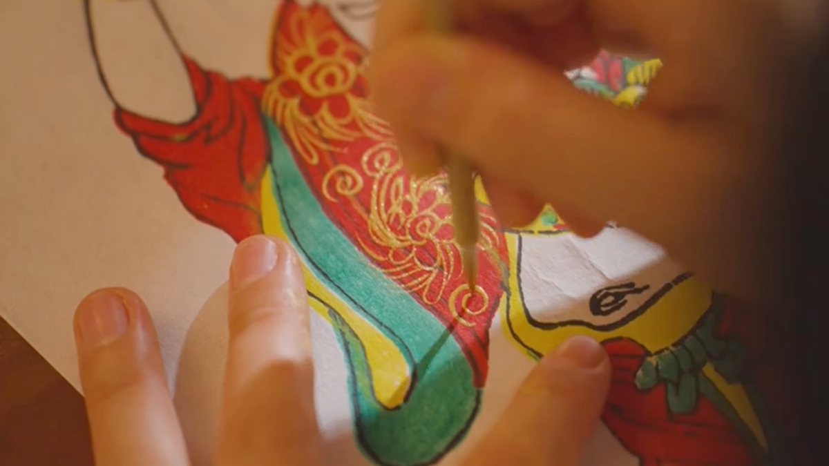 When Foshan Woodblock Printing meets Indonesian Batik: Open the Doors to Good Luck