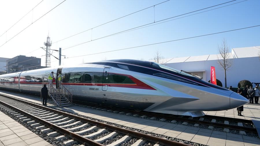 China debuts prototype of fastest high-speed train in the world