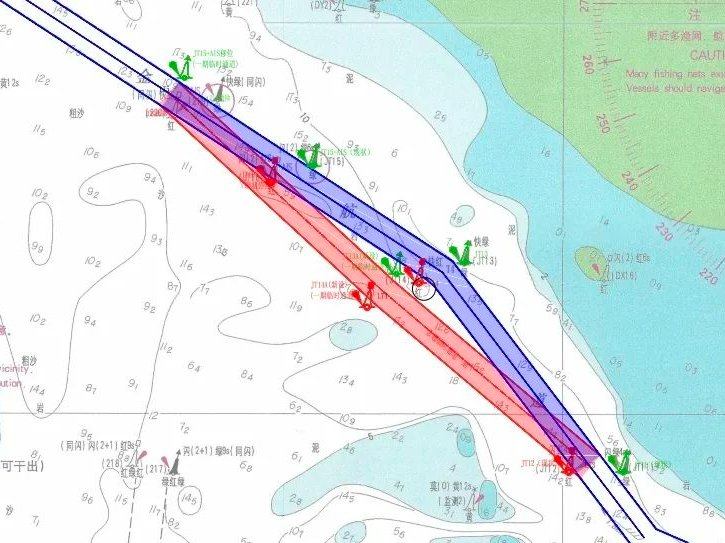 航道调整图。图源：厦门海事局