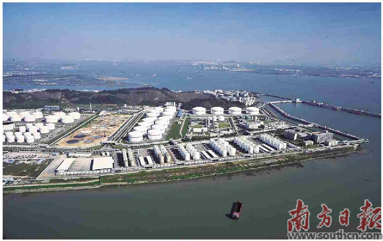 南沙粤港澳大湾区保税油供应基地正在加快建设。南沙商务宣供图