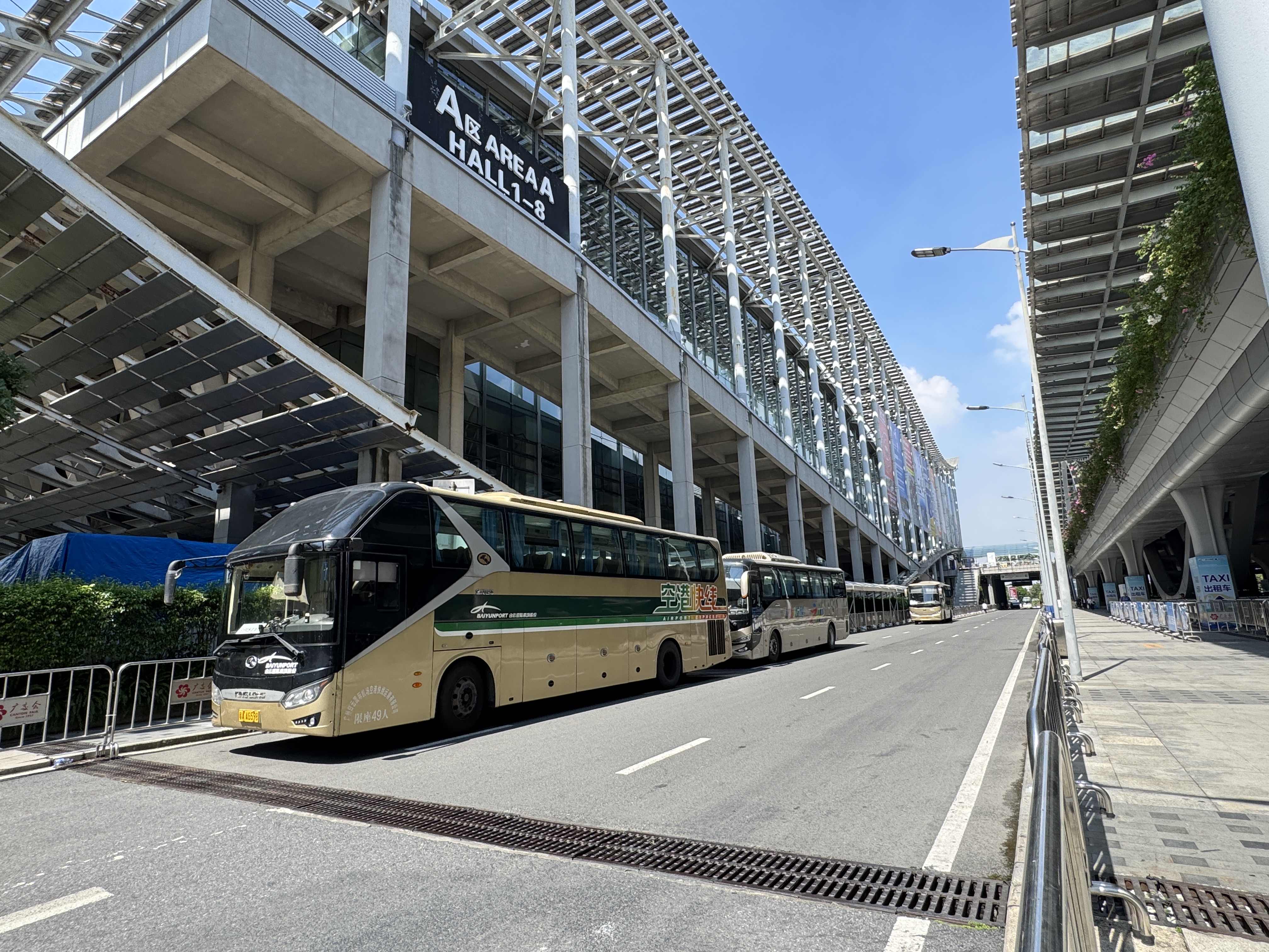 广州白云国际机场空港快线开通琶洲展馆往返白云机场巴士专线