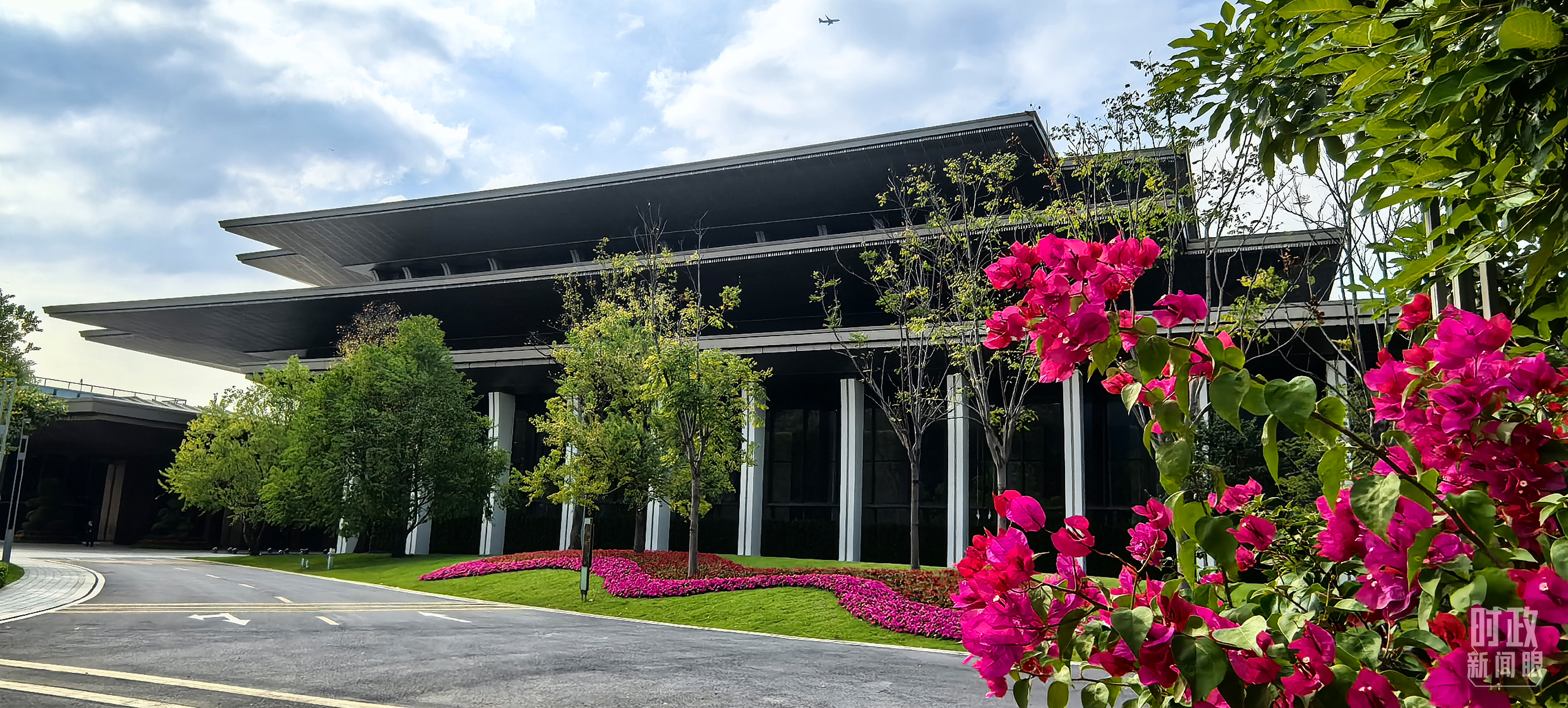 广州白云国际会议中心。（总台央视记者范凯拍摄）