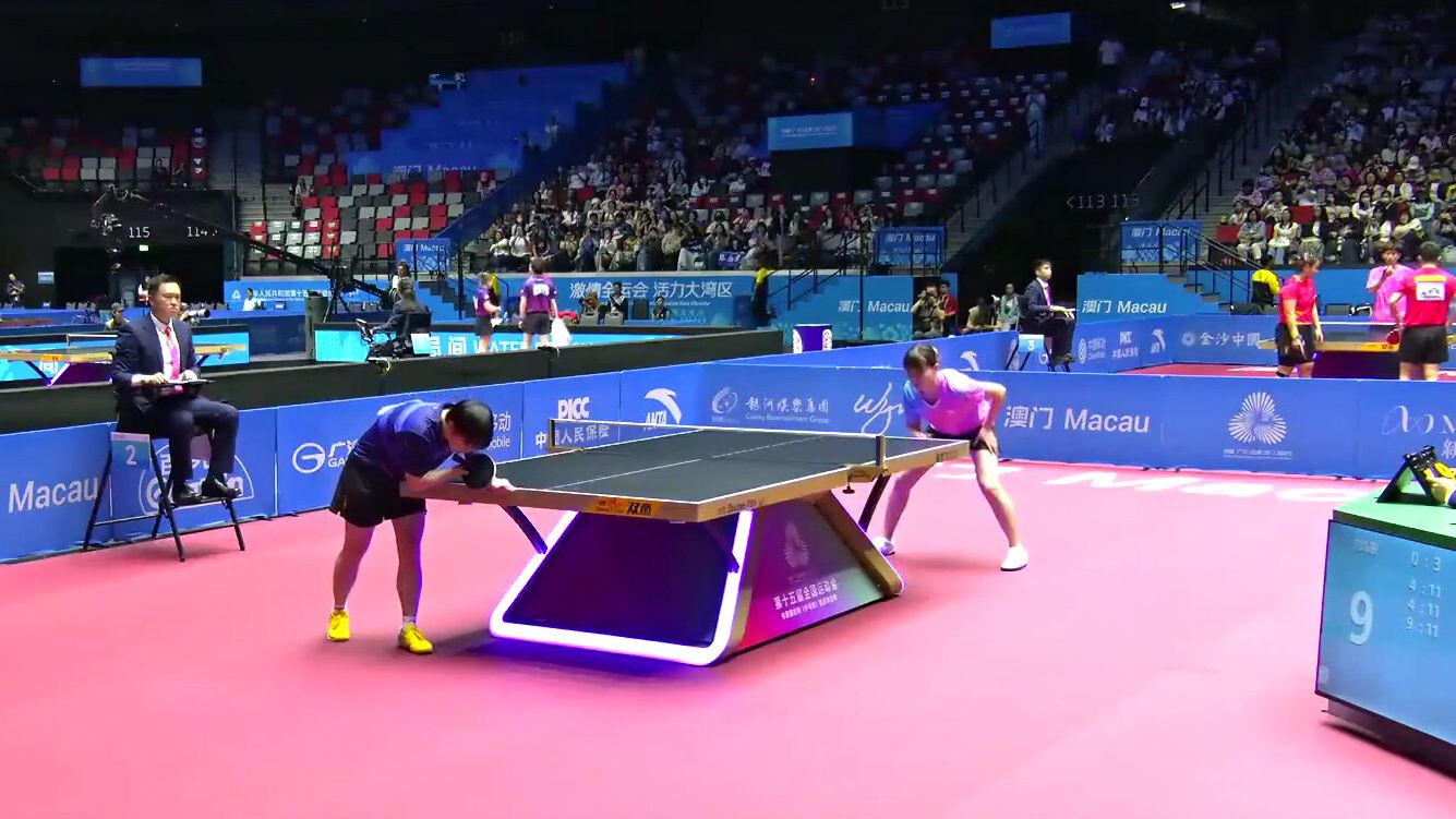 十五运会乒乓球：樊振东、孙颖莎首战完胜