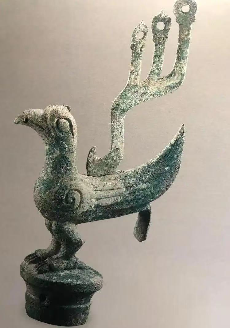 四川三星堆“杜宇”形象。姚燕永 摄