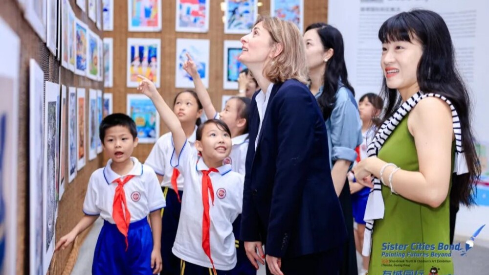 2025 Sino-Greek Youth & Children's Art Exhibition kicks off in Guangzhou