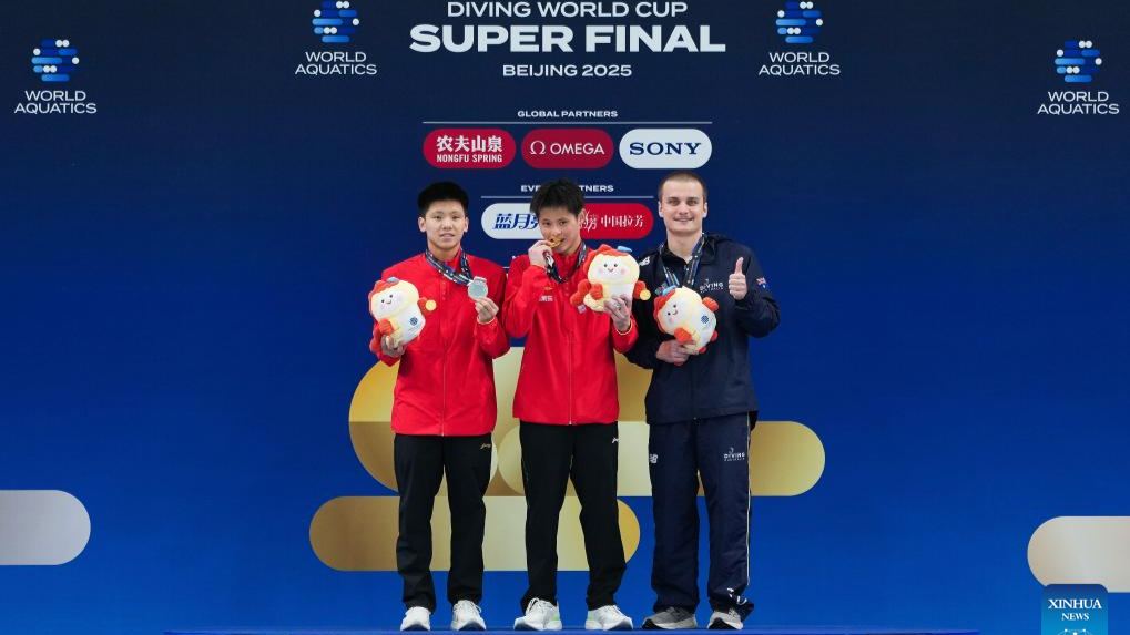 A clean sweep for China at Diving World Cup Super Final in Beijing