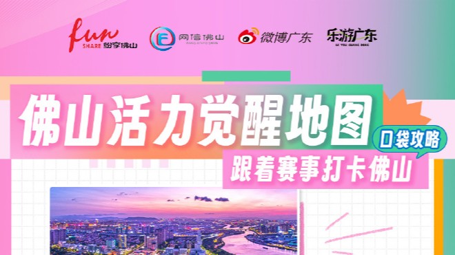 活力即刻觉醒！佛山喊你来“接招”，跟着赛事去打卡