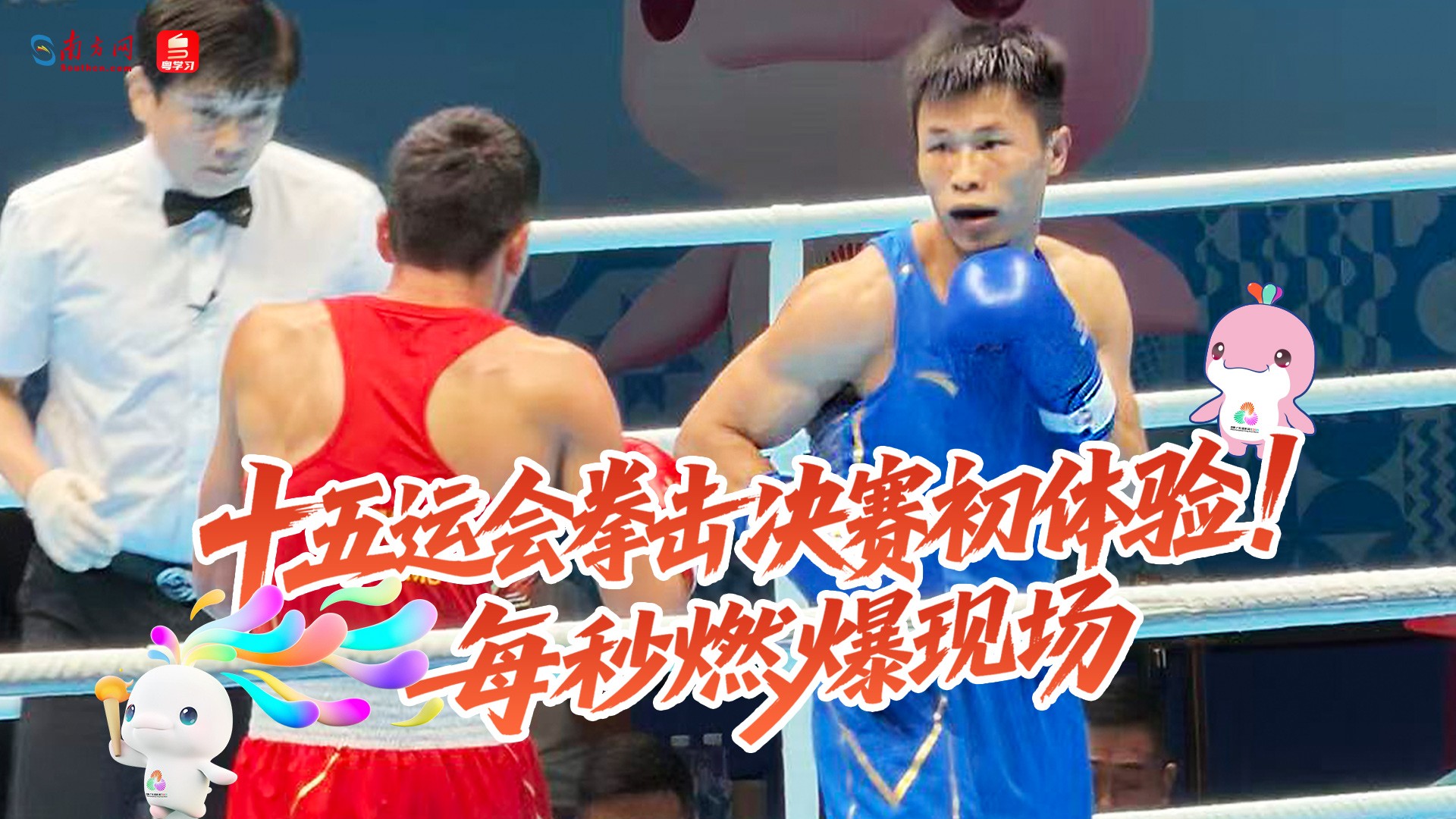 十五运会拳击决赛初体验！每秒燃爆现场！