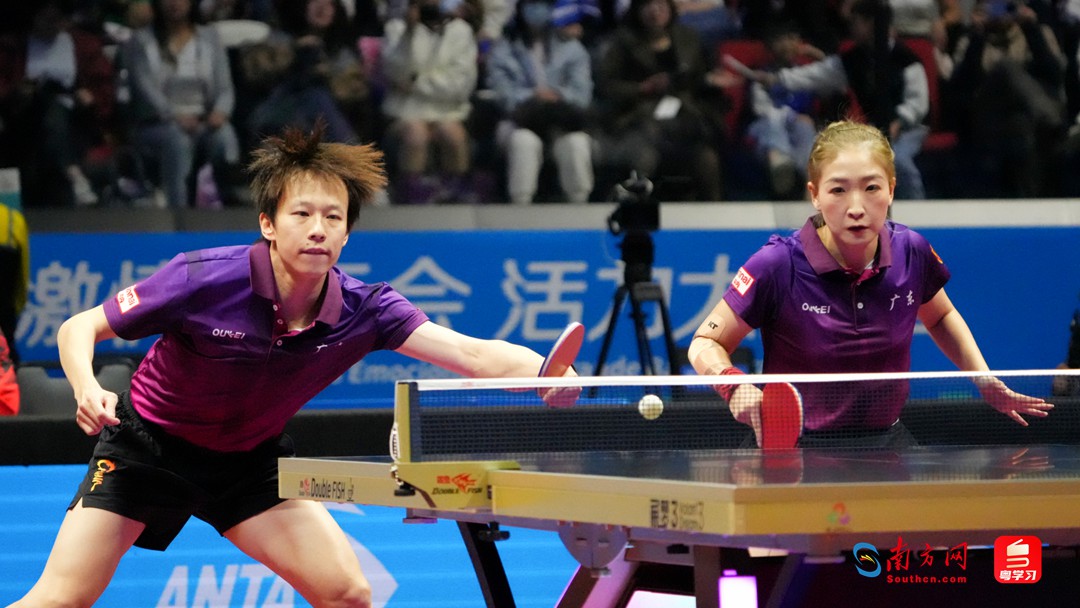 第十五届全运会乒乓球混双决赛：广东队林高远