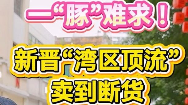 一“豚”难求！新晋“湾区顶流”卖到断货