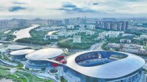 湾区“鸟巢”完工 十五运会场馆德胜体育中心预计6月投用 湾区“鸟巢”完工 十五运会场馆德胜体育中心预计6月投用